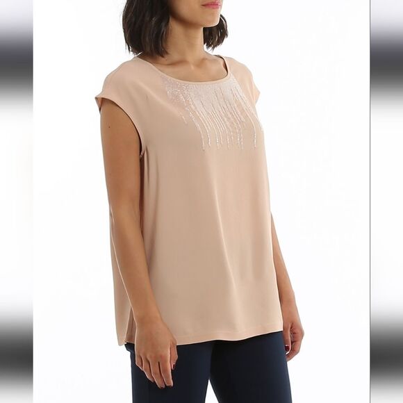 NWT Fabiani Filippi Silk blend crêpe blouse - Picture 4 of 9